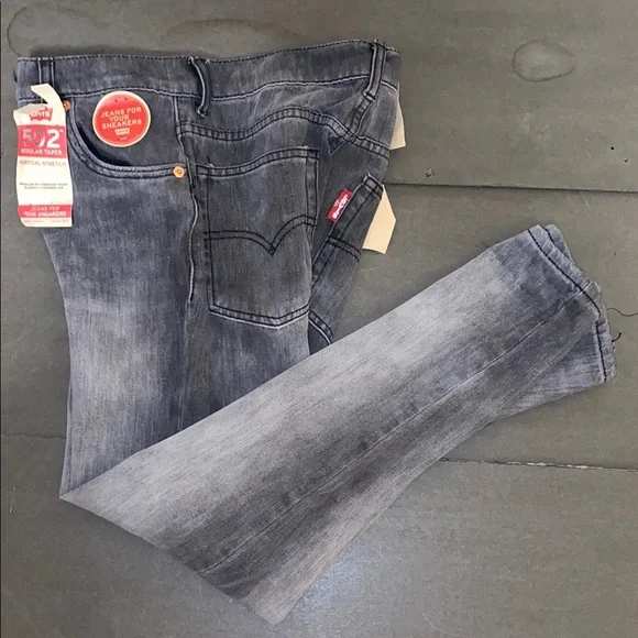 Levi's 502 Regular Taper Fit Jeans Faded Size 16 REG 28x28 - Picture 1 of 12